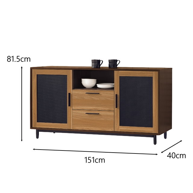 MUNA亞夫5尺餐櫃 151X40X81.5cm