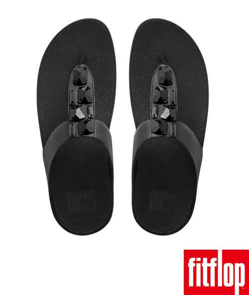 FitFlop SPARKLIE 夾腳涼鞋黑色