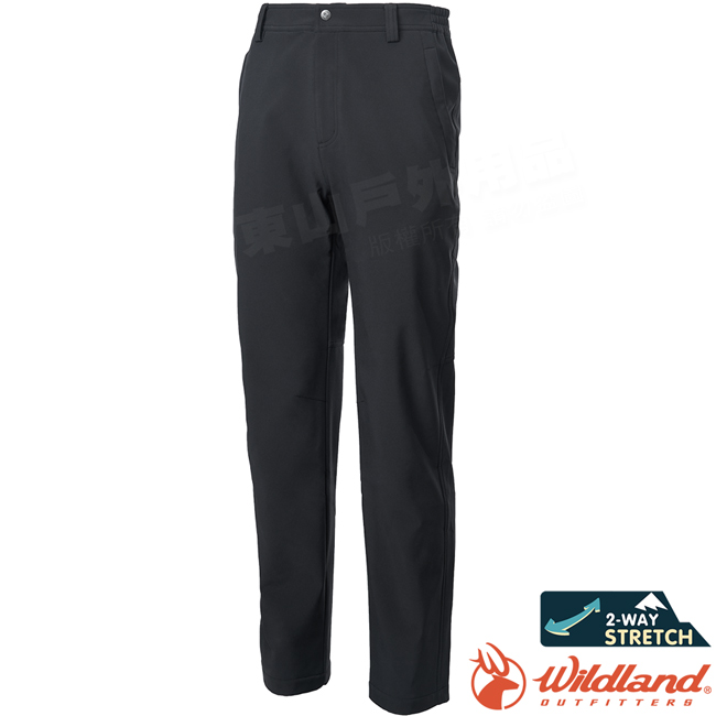 Wildland 荒野 0A62306-54黑色 男輕三層防風保暖長褲