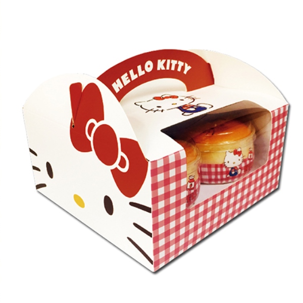 AMANDIER雅蒙蒂法式甜點 HELLO KITTY牛奶布丁燒(4入)