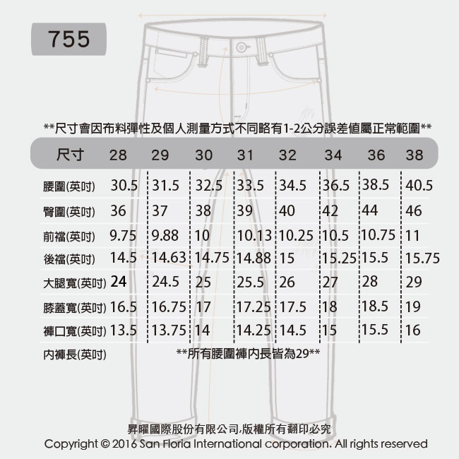 Lee 755低腰3D標準牛仔褲/UR-深藍色