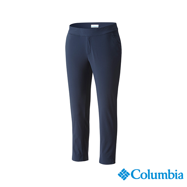 Columbia 哥倫比亞 女款-UPF50 防潑長褲-深藍 UFK00040NY