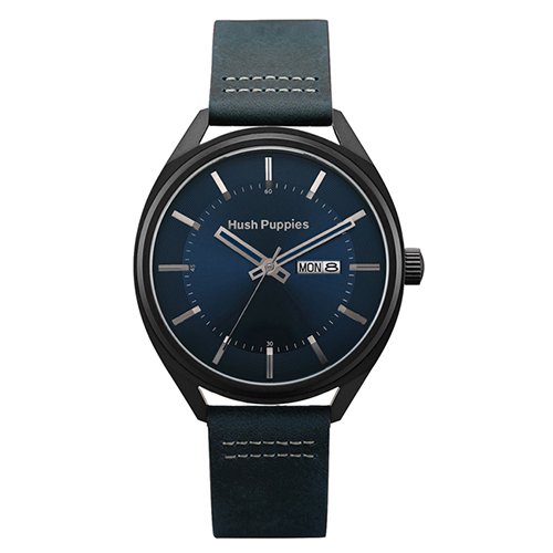 Hush Puppies美式狂想休閒腕錶-普魯士藍/44mm