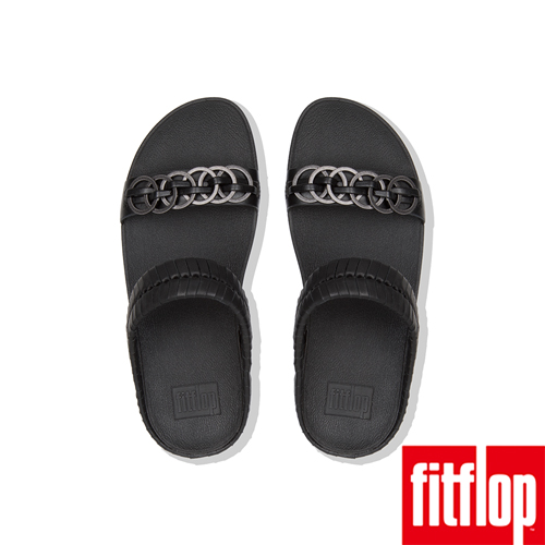 FitFlop CIRQUE雙帶涼鞋黑色