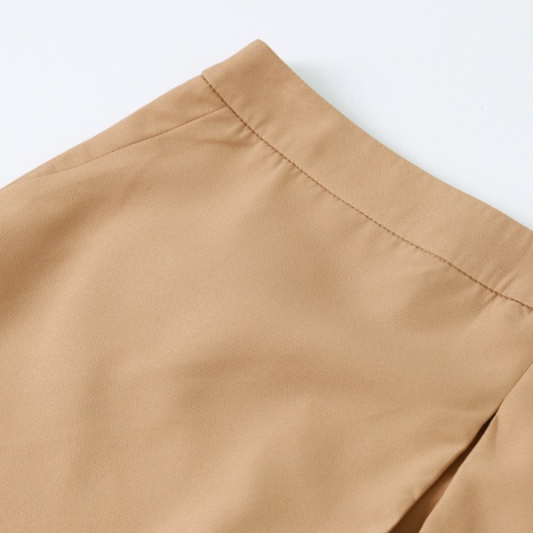 開衩設計質感純色假兩件短褲裙-OB大尺碼