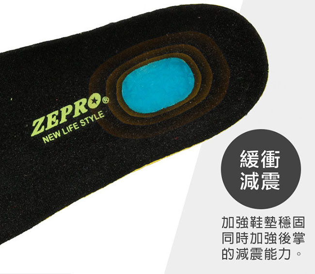 【ZEPRO】蜂窩減壓抗震運動鞋墊