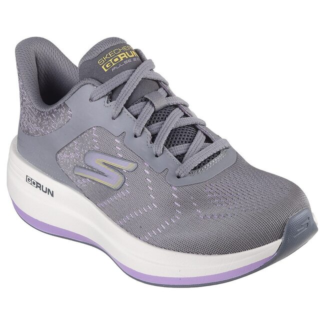 Skechers Go Run Pulse 2.0 [129111GYLV] 女慢跑鞋運動健走避震輕量灰