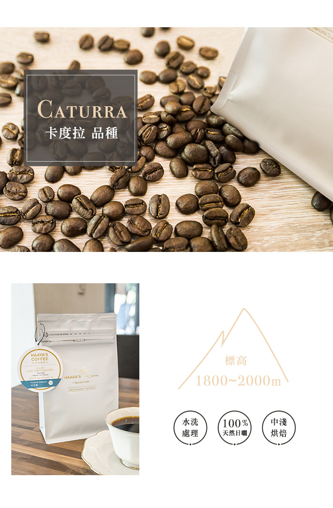 【哈亞極品咖啡】快樂生活系列 瓜地馬拉 薇薇特南果 希望莊園 咖啡豆(600g)