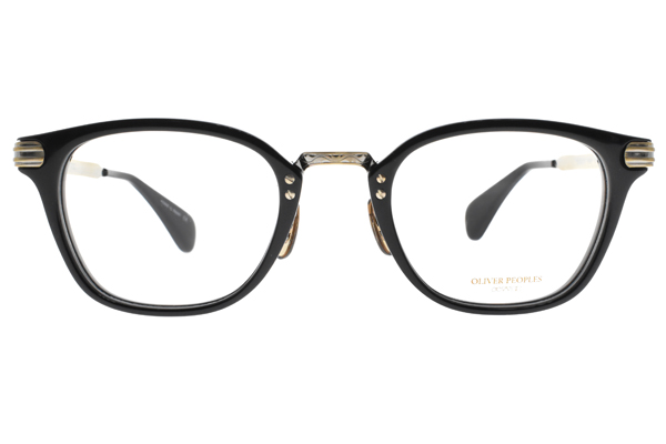 OLIVER PEOPLES 眼鏡 懷舊經典/黑-銅 #CHESSMAN 1005