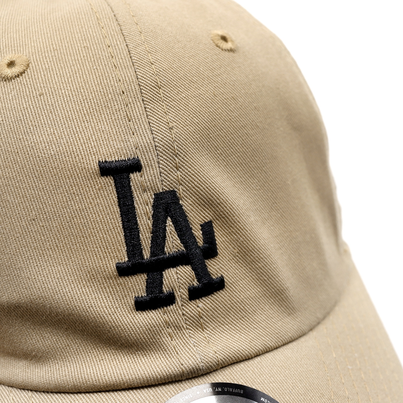 New Era 帽子Classic MLB 男女款奶茶卡其黑基本款LA 洛杉磯道奇棒球帽 