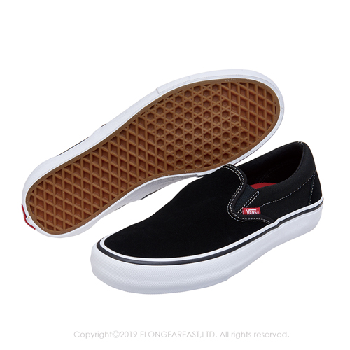 (男)VANS Slip-On Pro 經典素色懶人鞋*黑色