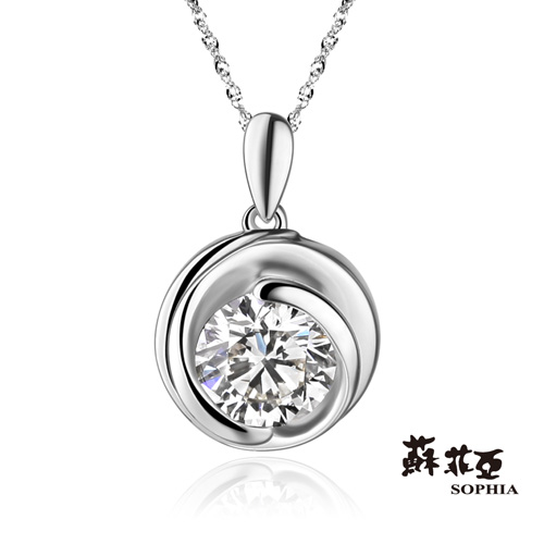 蘇菲亞SOPHIA 鑽石項鍊-熱戀0.50克拉FVS1鑽鍊
