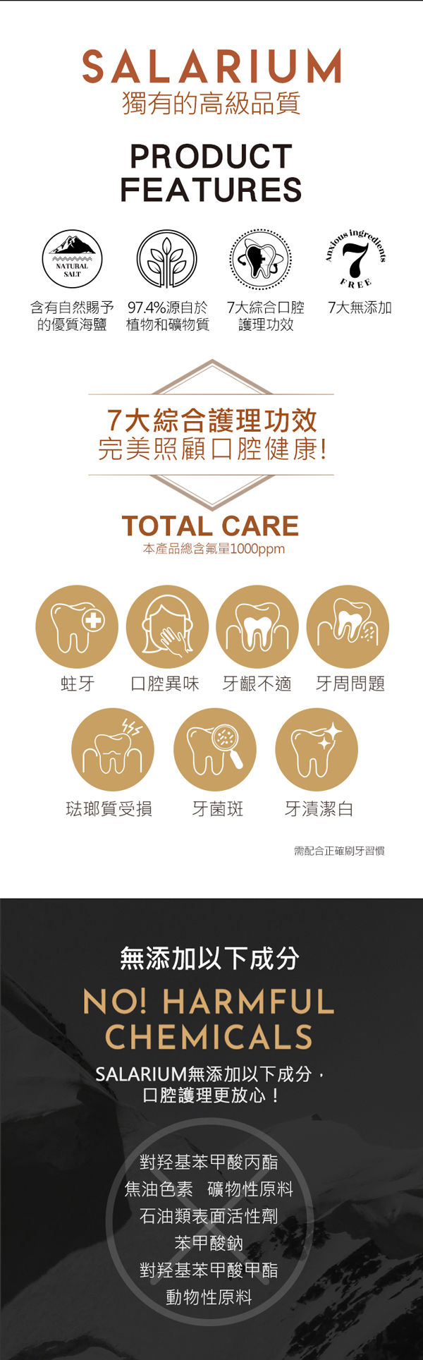 SALARIUM莎拉瑞敏 精品護齦牙膏3件組