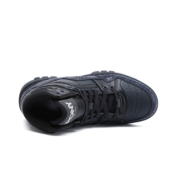 【PONY】M100系列-復古籃球鞋款-男-黑