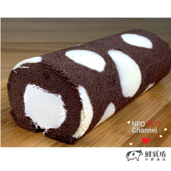 NPOx鮮乳坊 巧克力奶凍捲(420g/條，共三條)