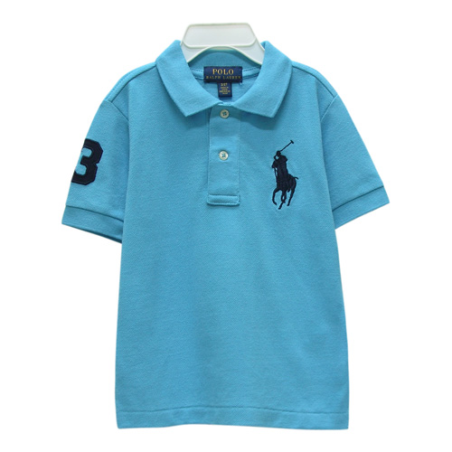 Ralph Lauren 童裝數字3經典大馬短袖POLO衫