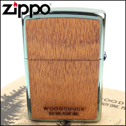 ZIPPO 美系~Flame-火焰圖案-桃花心木貼片打火機