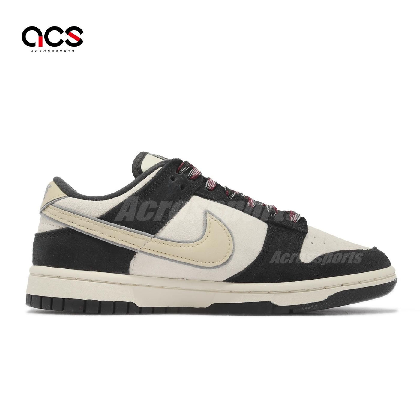 Nike Wmns Dunk Low LX Black Suede 奶油白黑休閒鞋女鞋DV3054-001