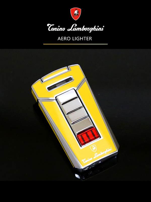 藍寶堅尼Tonino Lamborghini AERO LIGHTER 打火機(黃)