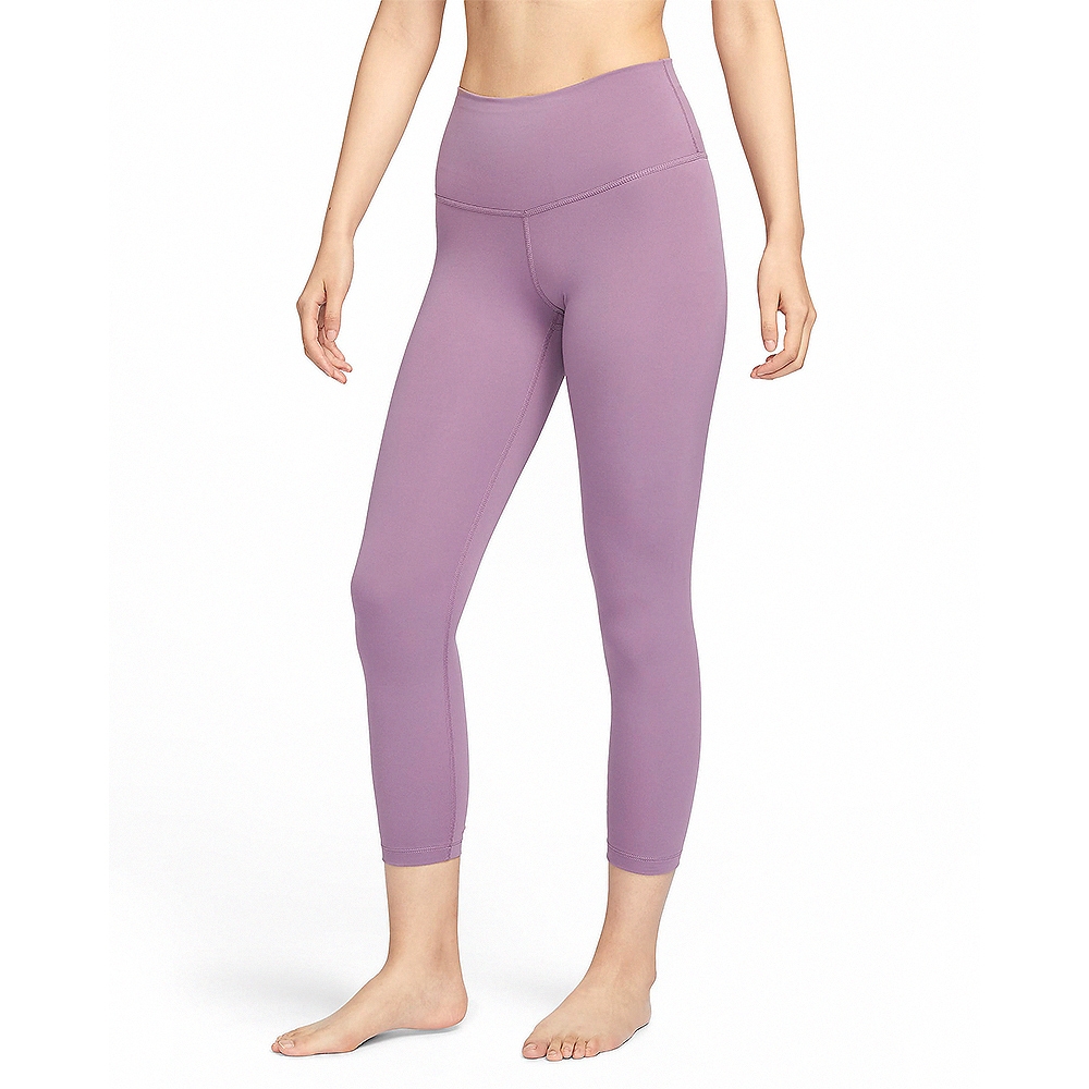 Nike Yoga 7/8 Leggings 女款黑色訓練瑜珈吸濕快乾緊身褲束褲DM7024-010, NIKE