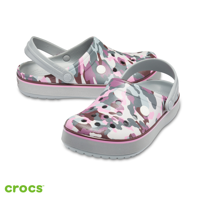 Crocs 卡駱馳 (中性鞋) 卡駱班印花克駱格 205834-0GF