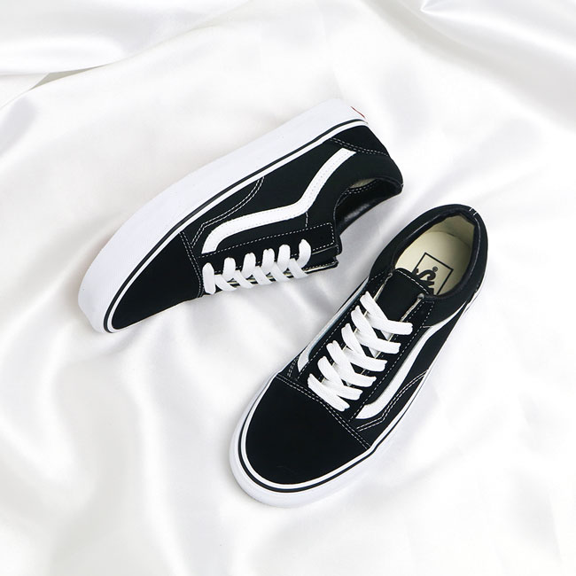 VANS Old Skool Black/White 經典復刻帆布鞋 男女鞋