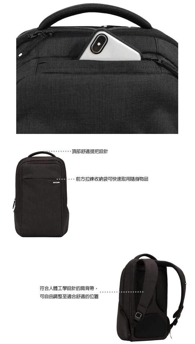 INCASE ICON Slim Backpack 15吋 輕巧筆電後背包 (石墨黑)