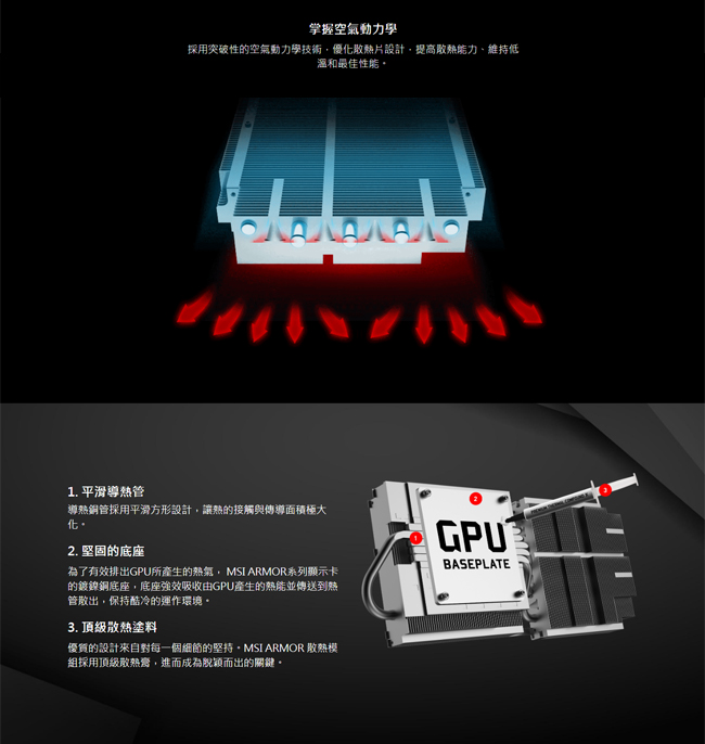 (無卡分期12期)MSI GeForce RTX 2070 ARMOR 8G