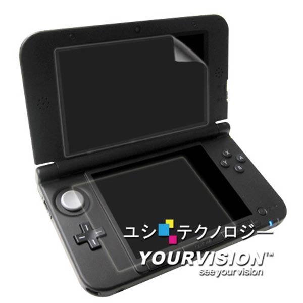 3DS LL XL (上螢幕+下螢幕)高透明豔彩防刮螢幕貼