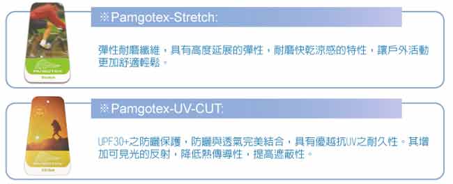 瑞多仕 女款 彈性快乾七分褲 UPF30+_DA3381 穹藍灰色