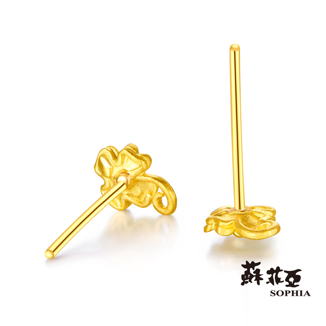 蘇菲亞SOPHIA - Gold Graceful系列朵朵黃金耳環