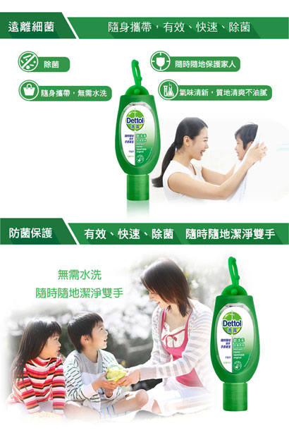 滴露Dettol 乾洗手經典原味(50ml)