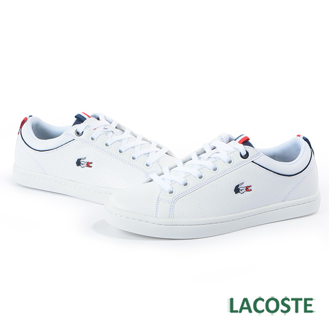 LACOSTE 女用運動休閒鞋-白