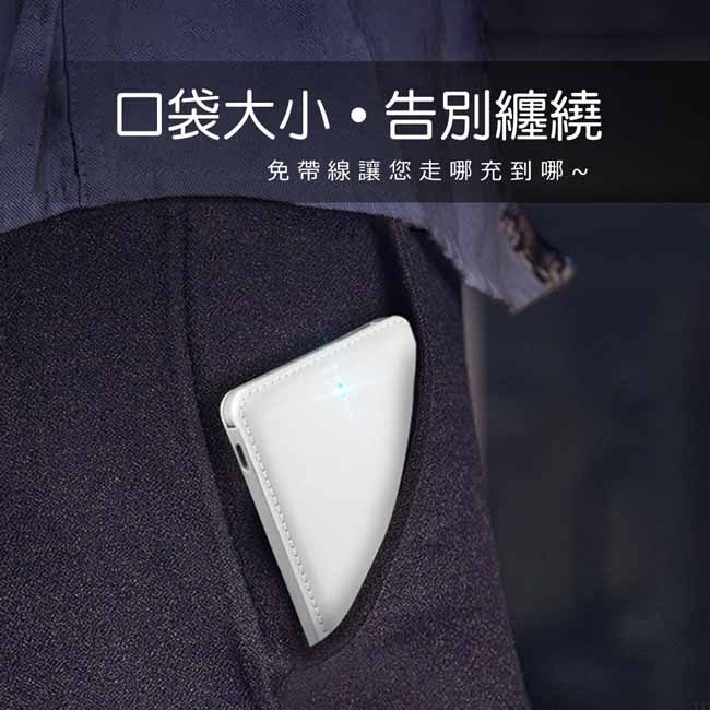 【日本iNeno】超薄名片型仿皮革免帶線行動電源6000mAh(3入組)