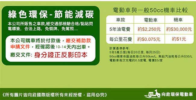 (無卡分期-12期)【向銓】DARLING電動自行車PEG-024搭配防爆鋰電池