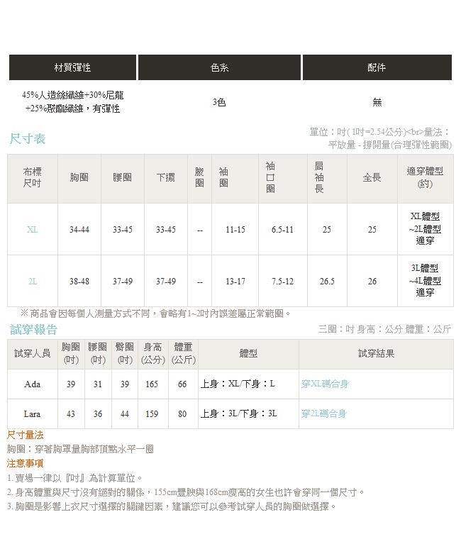 荷葉領綴珍珠包芯紗針織合身上衣-OB大尺碼