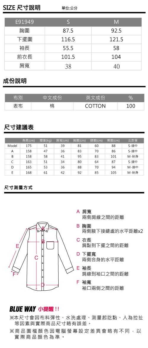 ETBOITE 箱子 BLUE WAY 素色襯衫式連身洋裝