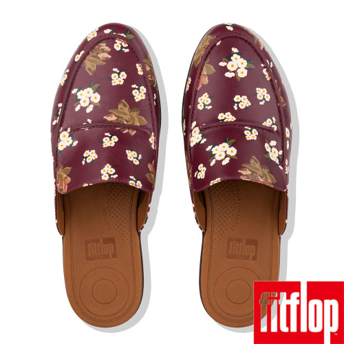 FitFlop LEATHER MULES-紅色