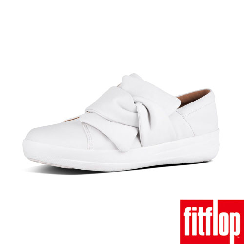 FitFlop F-SPORTY扭結休閒鞋白色