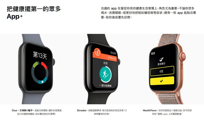 Apple Watch S4 GPS 40mm太空灰色鋁金屬錶殼搭配黑色運動型錶環