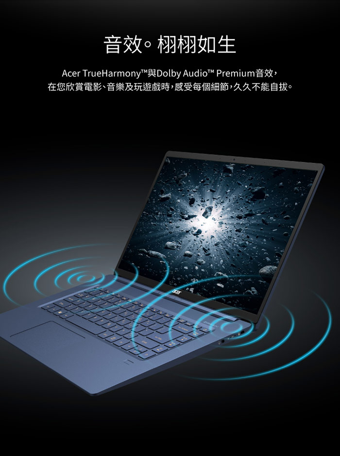 Acer SF515-51T-54VR 15吋筆電(i5-8265U/512G/8G/觸控