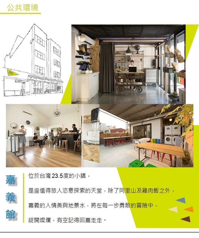 (嘉義/台南/高雄)承億輕旅Light Hostel 雙人套房三館通用住宿券