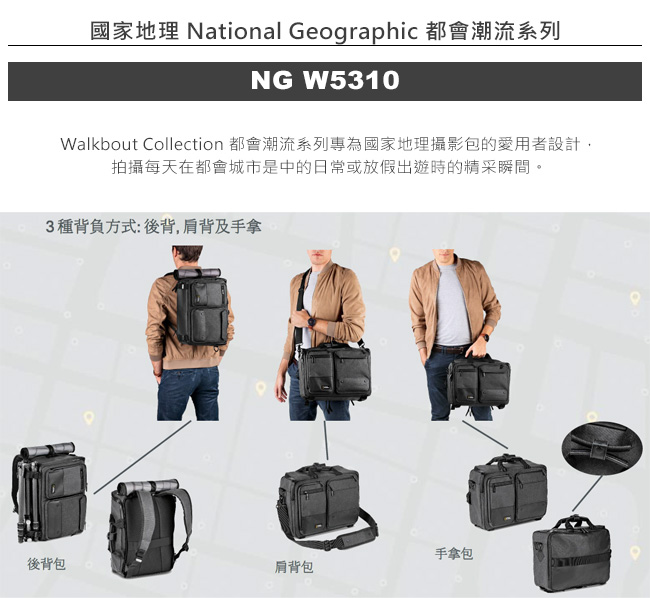 國家地理 National Geographic (NG W5310) 都會潮流系列