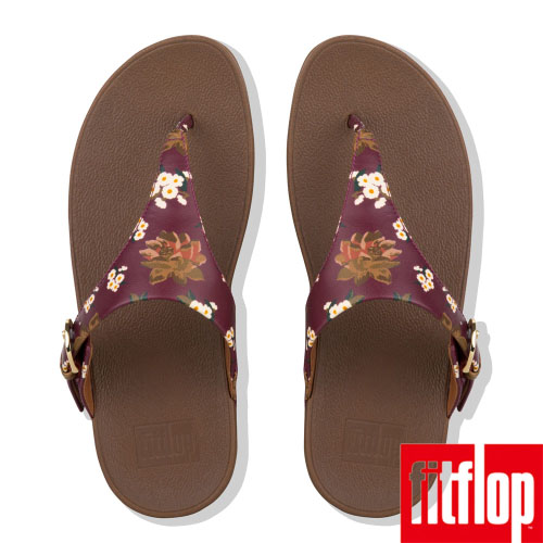 FitFlop THE SKINNY夾腳涼鞋紅色