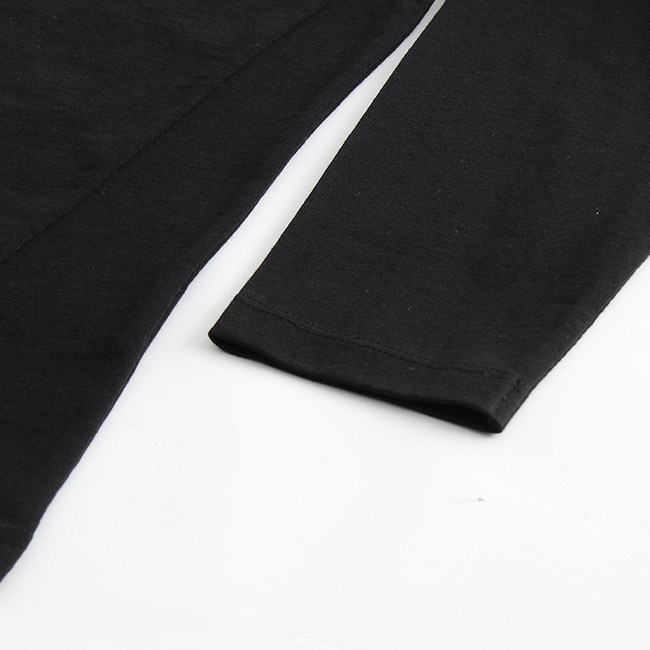 Hang Ten - 女裝 - 有機棉 標語T恤 - 黑