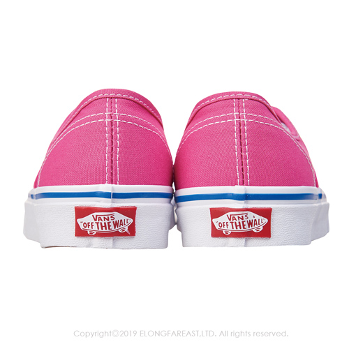 (女)VANS Authentic 經典素色休閒鞋*桃紅