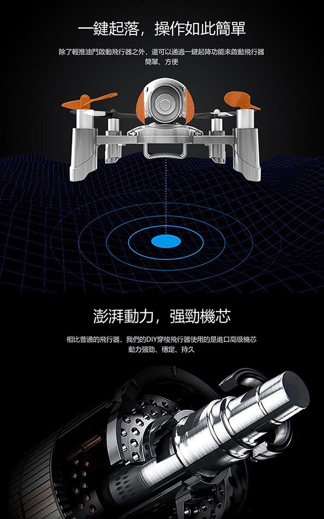 DIY DRONE 無人機(藍色)