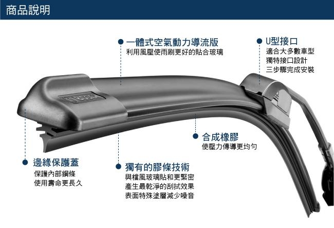 BOSCH旗艦型空氣動力軟骨雨刷24吋