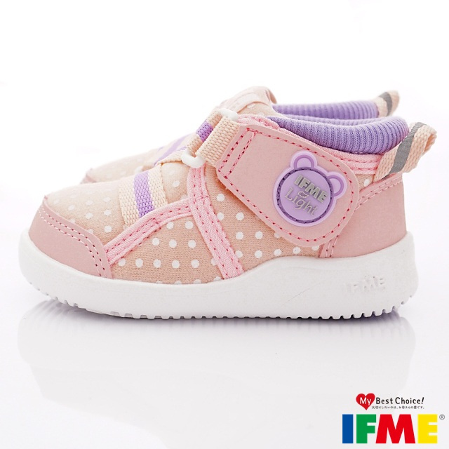 IFME健康機能鞋 護踝超輕學步款 EI70601粉紅(寶寶段)