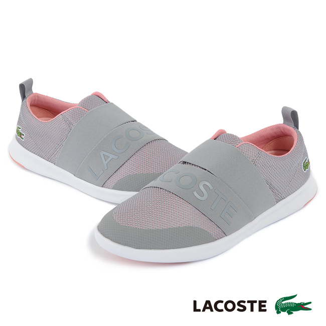 LACOSTE 女用休閒鞋-灰